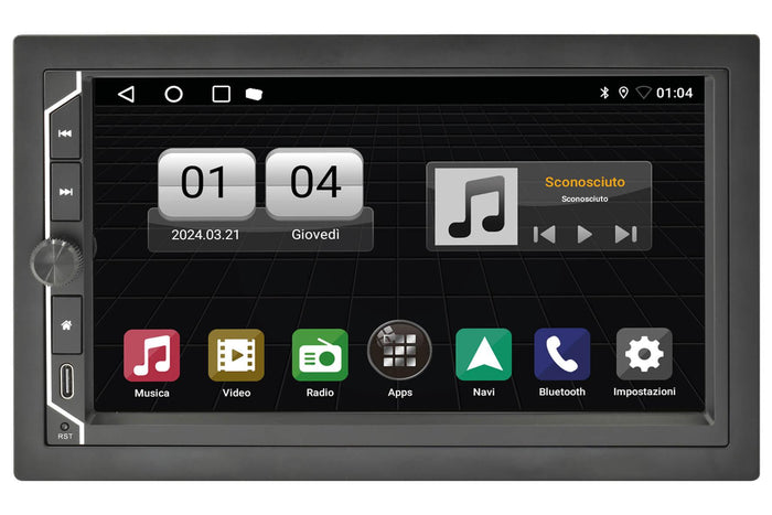 Phonocar VM003K Autoradio 2 DIN COMPATTA, Android 12 Full HD con Radio DAB+ MAPPE IGO CAMPER EUROPA comprese - TechSoundSystem.com