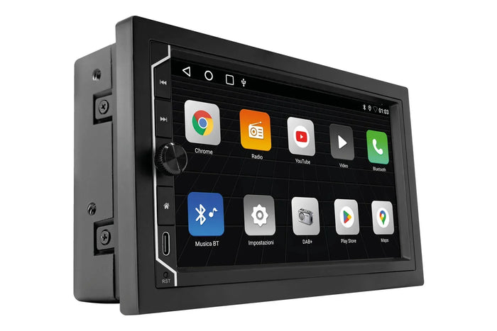 Phonocar VM004 MEDIASTATION ANDROID 12 SUPER COMPATTA monitor 6.75"
