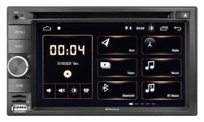 Phonocar VM031 Autoradio 2 DIn con DAB+ Android 10, lettore DVD/CD/USB/MICRO SD CARD - TechSoundSystem.com
