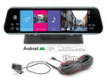Phonocar VM495 specchietto retrovisore Fullscreen 9.7" Android e DVR con retrocamera