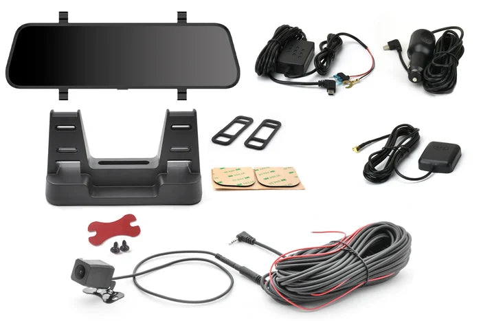 Phonocar VM495 specchietto retrovisore Fullscreen 9.7" Android e DVR con retrocamera