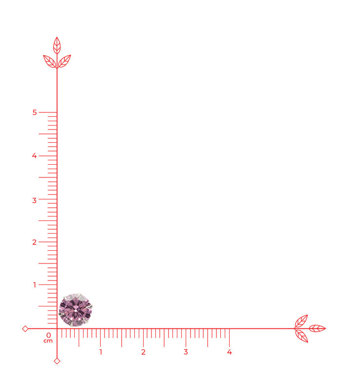 Pink Round Tops (Silver)