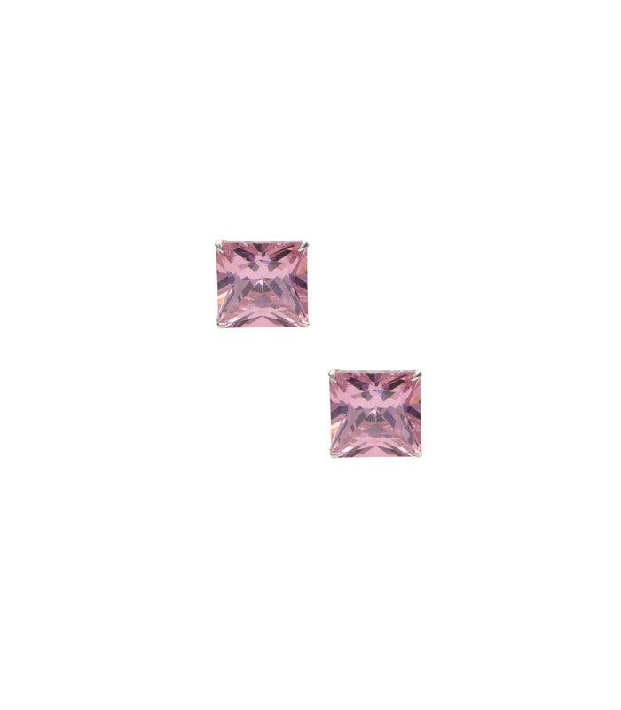 Pink Square Tops (Silver)