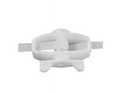 Plastic poly tape wire tightener on a white background.