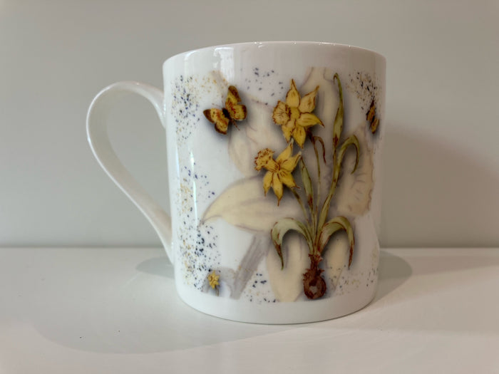 Powder Bloom Fine Bone China Mug Gift Set — Set of 6
