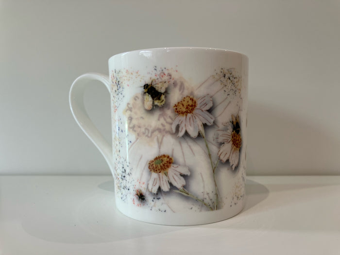 Powder Bloom Fine Bone China Mug Gift Set — Set of 6
