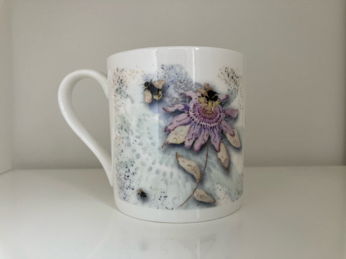 Powder Bloom Fine Bone China Mug Gift Set — Set of 6