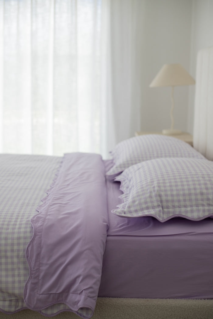 Pre Order Waterproof Queen Fitted Sheet - Solid Lilac