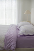 Pre Order Waterproof Queen Fitted Sheet - Solid Lilac