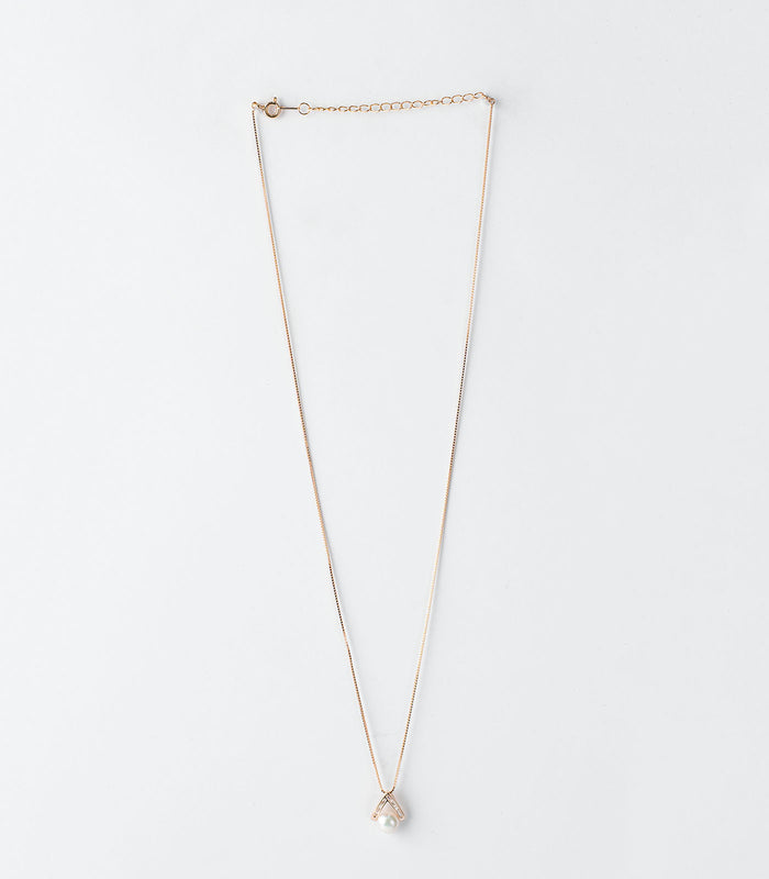 Pretty Pearl Necklace (Silver)