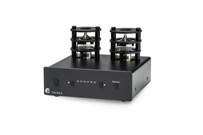 Pro-ject TUBE BOX E Stadio fono MM/MC a valvole, Circuitazione dual mono