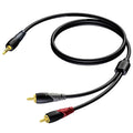 PROCAB CLA 711-5 Cavo audio 5mt JACK 3,5mm stereo/ 2x RCA - TechSoundSystem.com