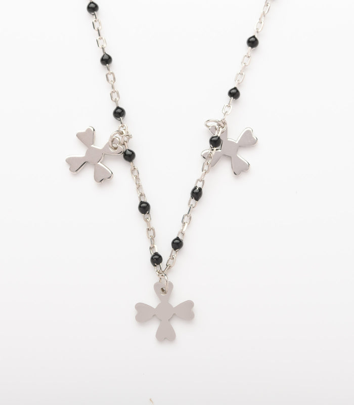 Quadra Floral Mangalsutra (Silver)