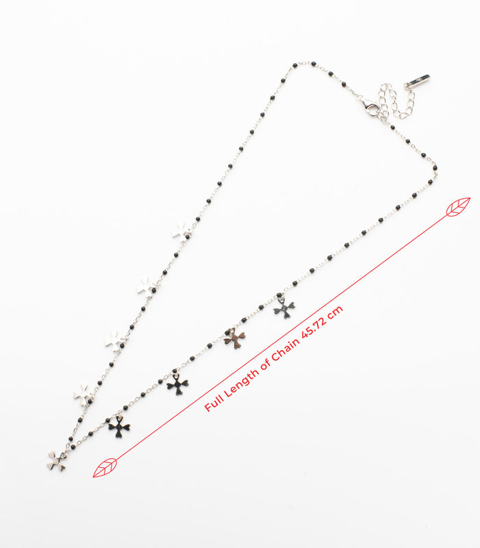 Quadra Floral Mangalsutra (Silver)