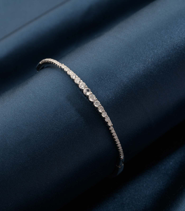 Radiant Diamante Bracelet (Silver)