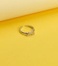 Rainbow Finger Ring (Silver)