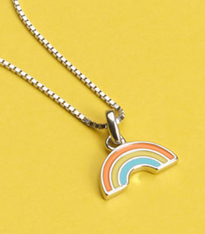 Rainbow Necklace (Silver)