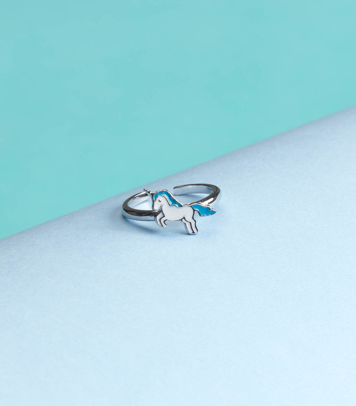 Rapid Unicorn Finger Ring (Silver)