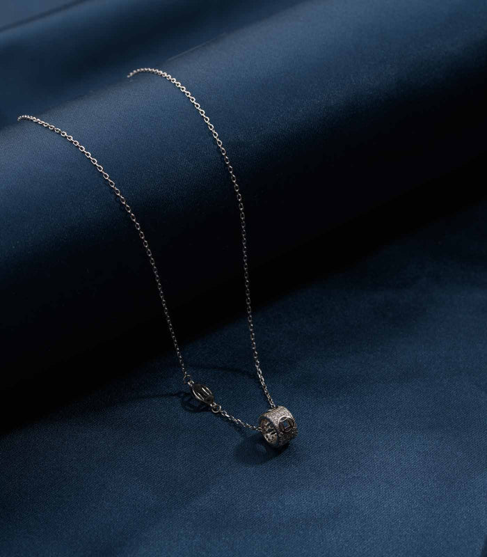 Ring Of Love Necklace (Silver)