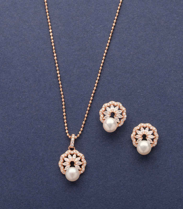 Rise Of Love Necklace Set (Silver)