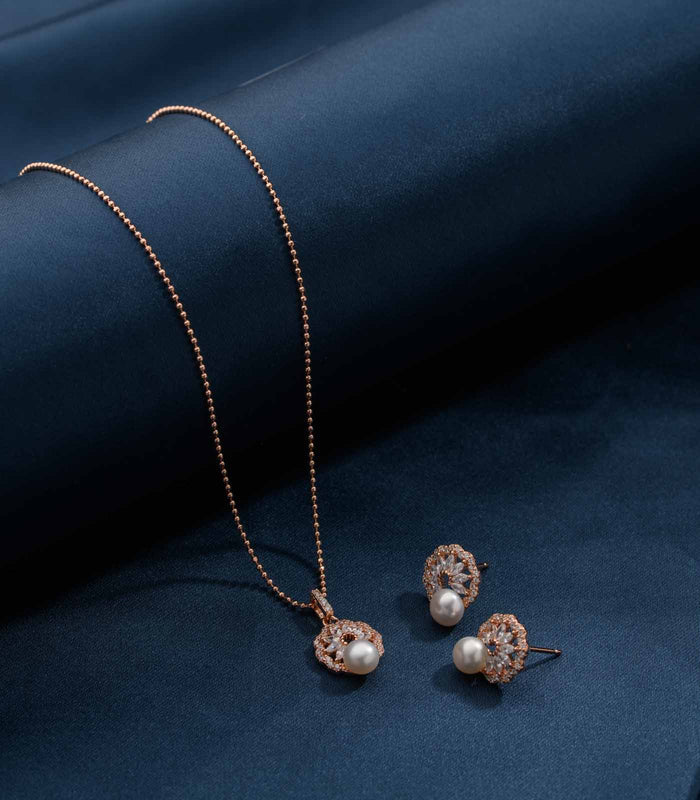 Rise Of Love Necklace Set (Silver)