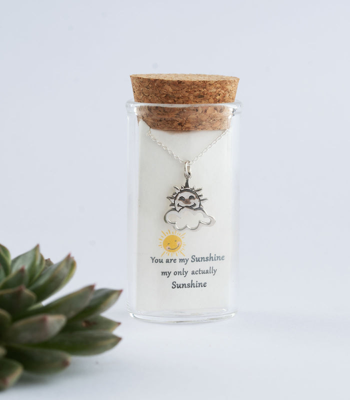 Rising Sun Necklace (Silver)
