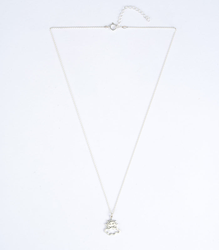 Rising Sun Necklace (Silver)