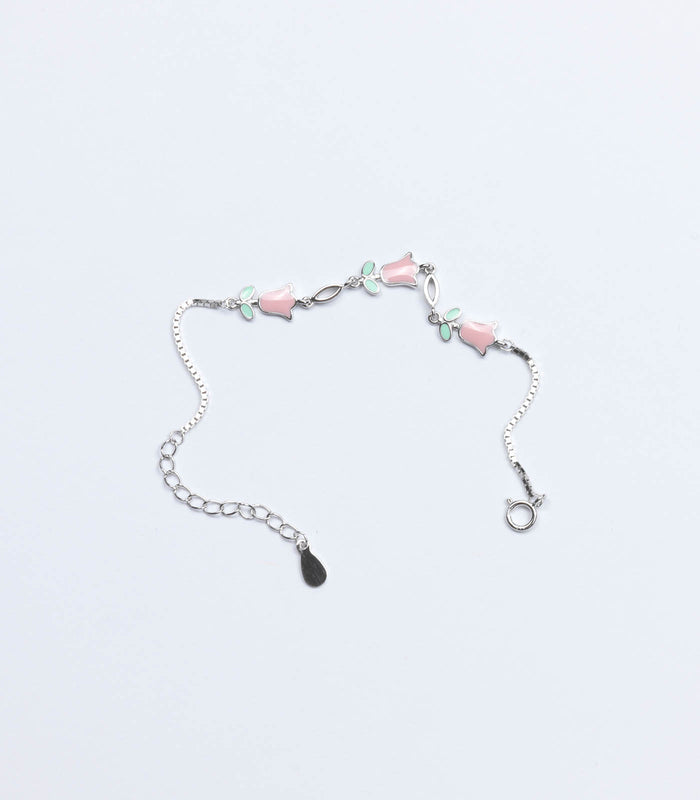 Rose Bracelet (Silver)