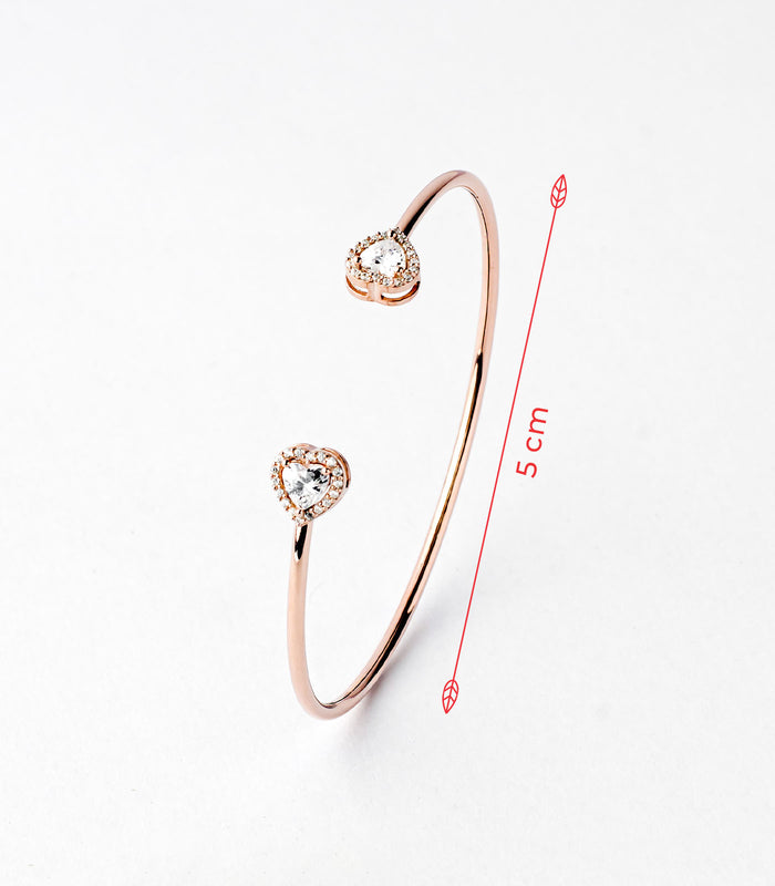 Rose Gold Elegant Bracelet (Silver)