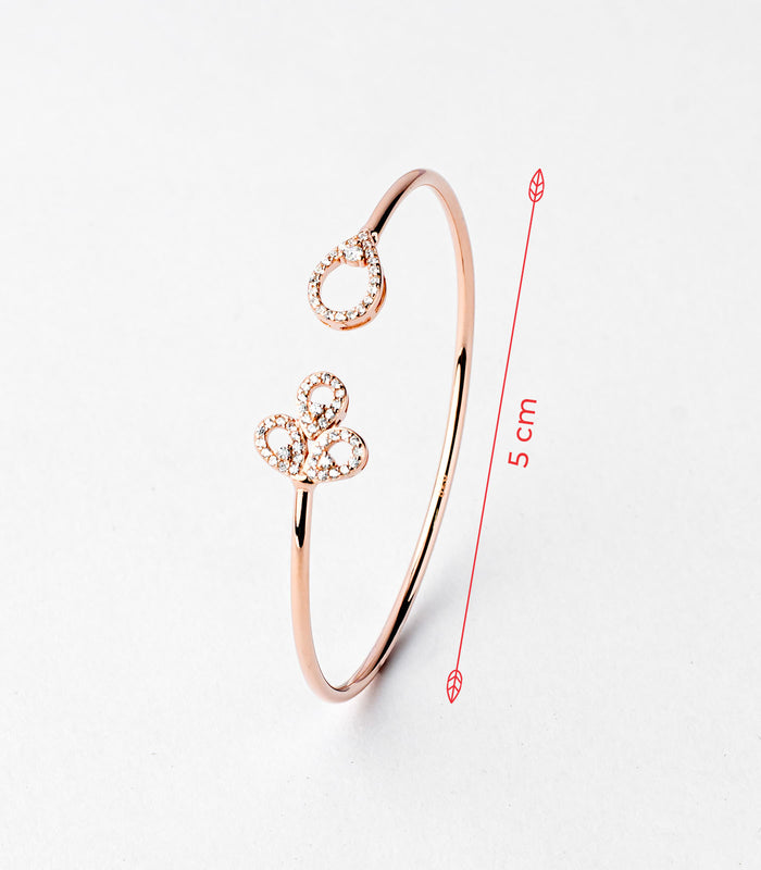 Rose Gold Elegant Bracelet (Silver)