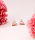 Rose Gold Triangle Tops (Silver)