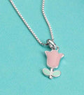 Rose Necklace (Silver)