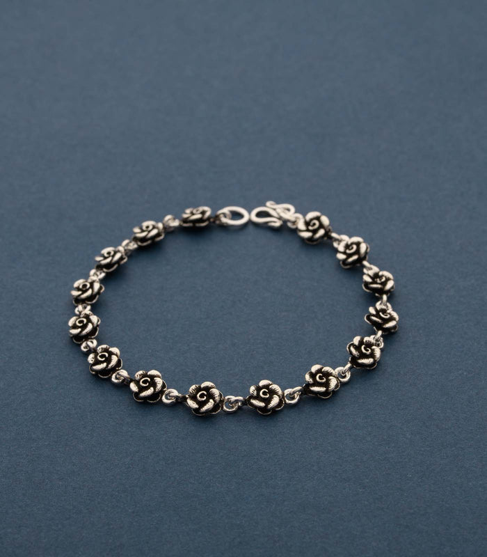 Rose Stream Bracelet (Silver)