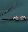 Rosy Flower Tops (Silver)