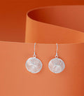 Round Spiral Earrings (Silver)
