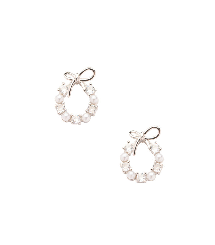Round With Ribbon Tops (Silver)