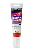 Rutland silicone sealant tube on a white background