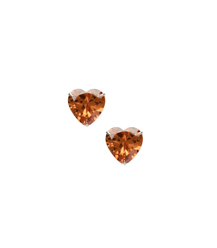 Saffron Heart Tops (Silver)