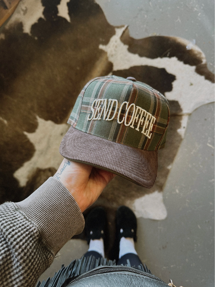 Send Coffee+ Plaid