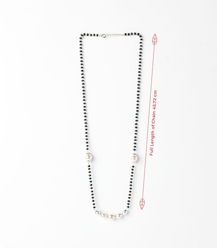 Seven Pearls Mangalsutra (Silver)