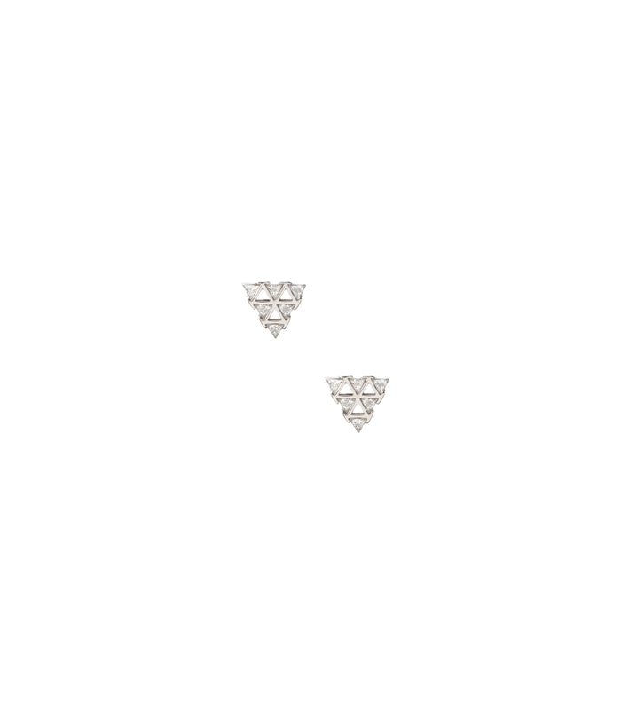 Shining Stones Triangle Tops (Silver)