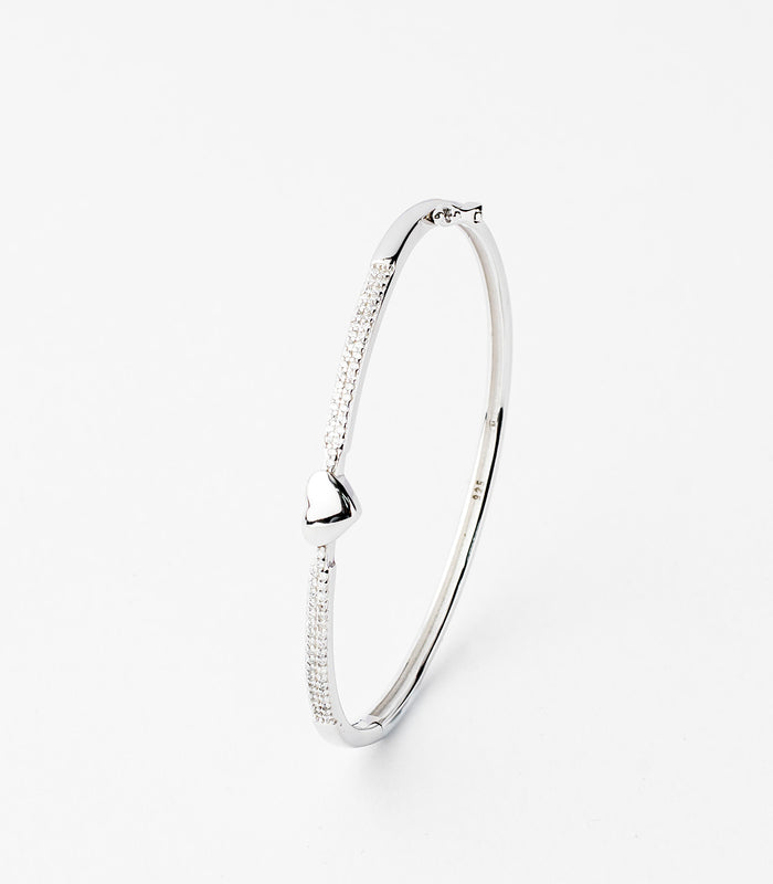 Shining Texture Kada Bracelet (Silver)