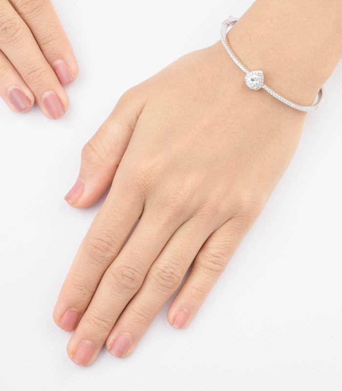 Shiny Drop Bracelet (Silver)