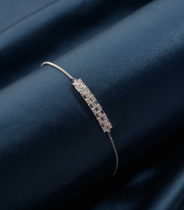 Shiny Plaza Bracelet (Silver)
