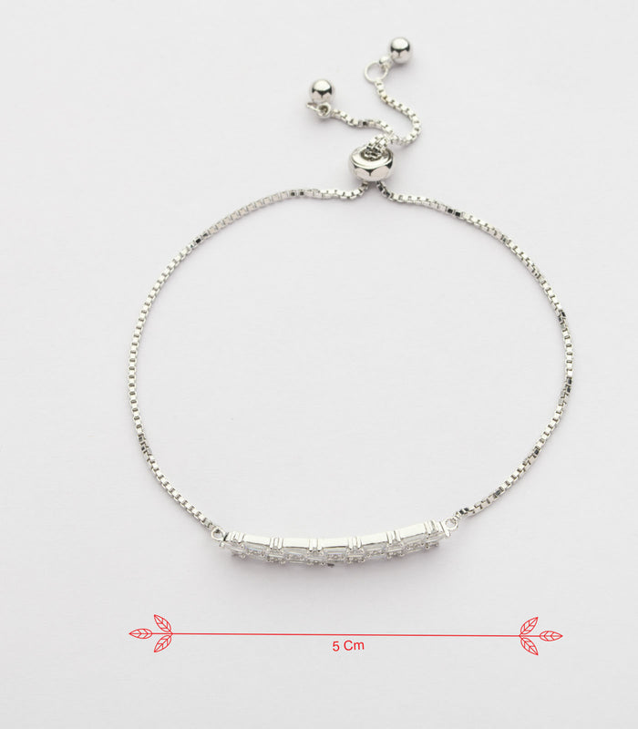 Shiny Plaza Bracelet (Silver)
