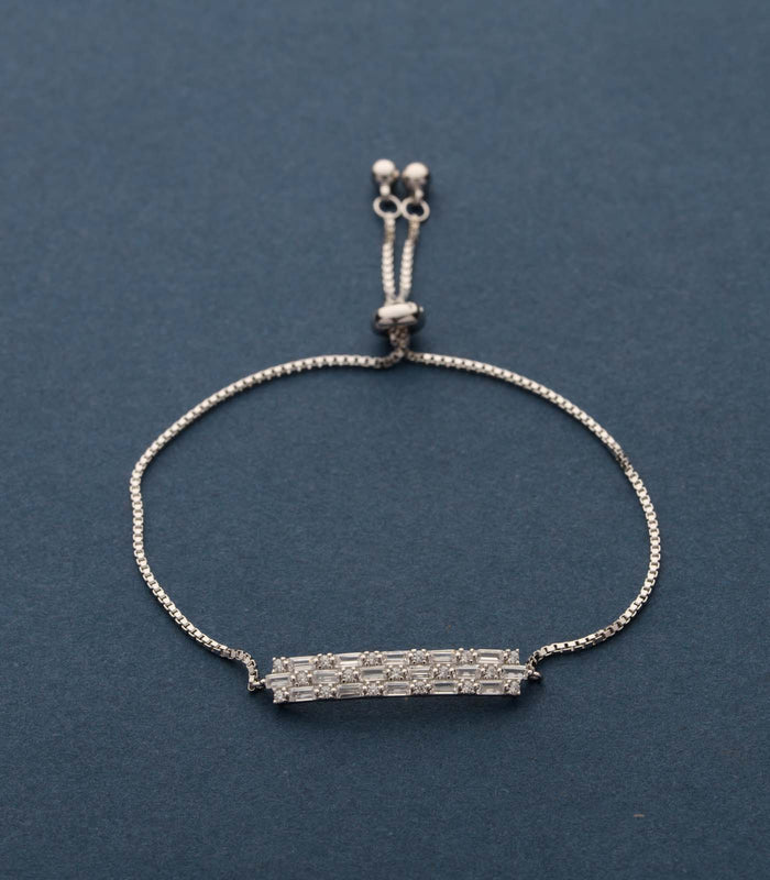 Shiny Plaza Bracelet (Silver)
