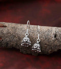 Silver Oxidized Jhumki