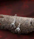 Silver Oxidized Jhumki