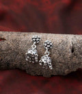 Silver Oxidized Jhumki