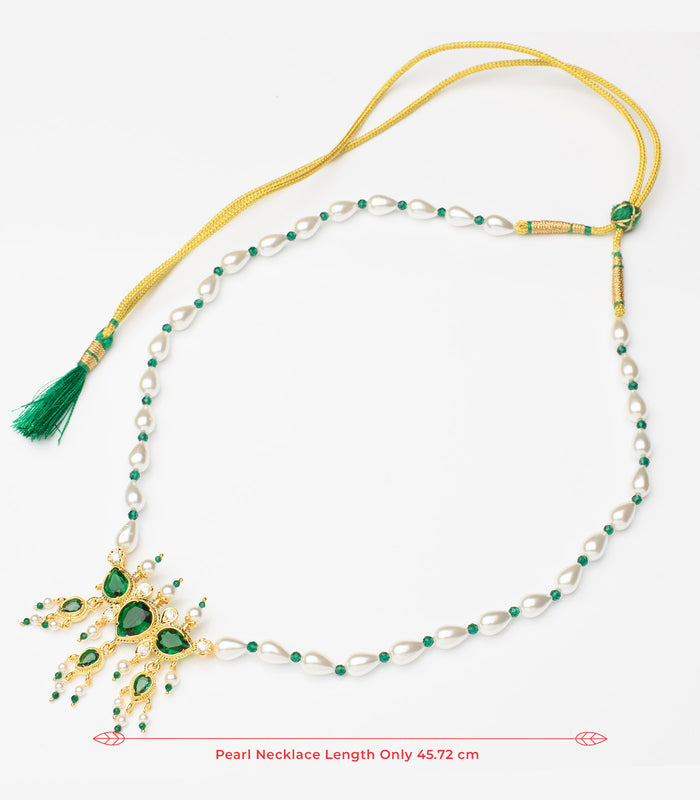 Silver Single Moti Mala Tanmani SET